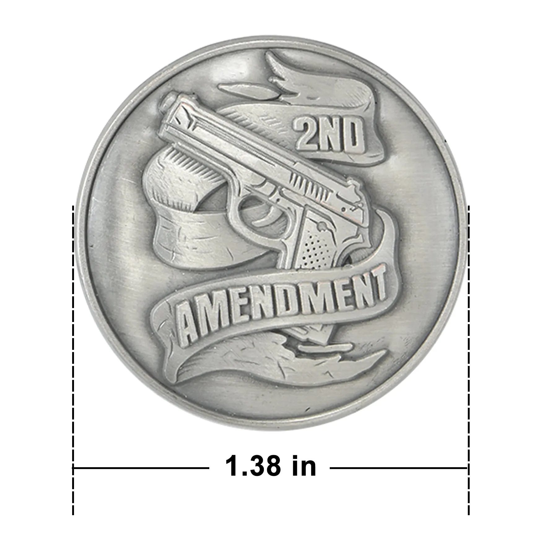 2nd Amendment Biker Pins