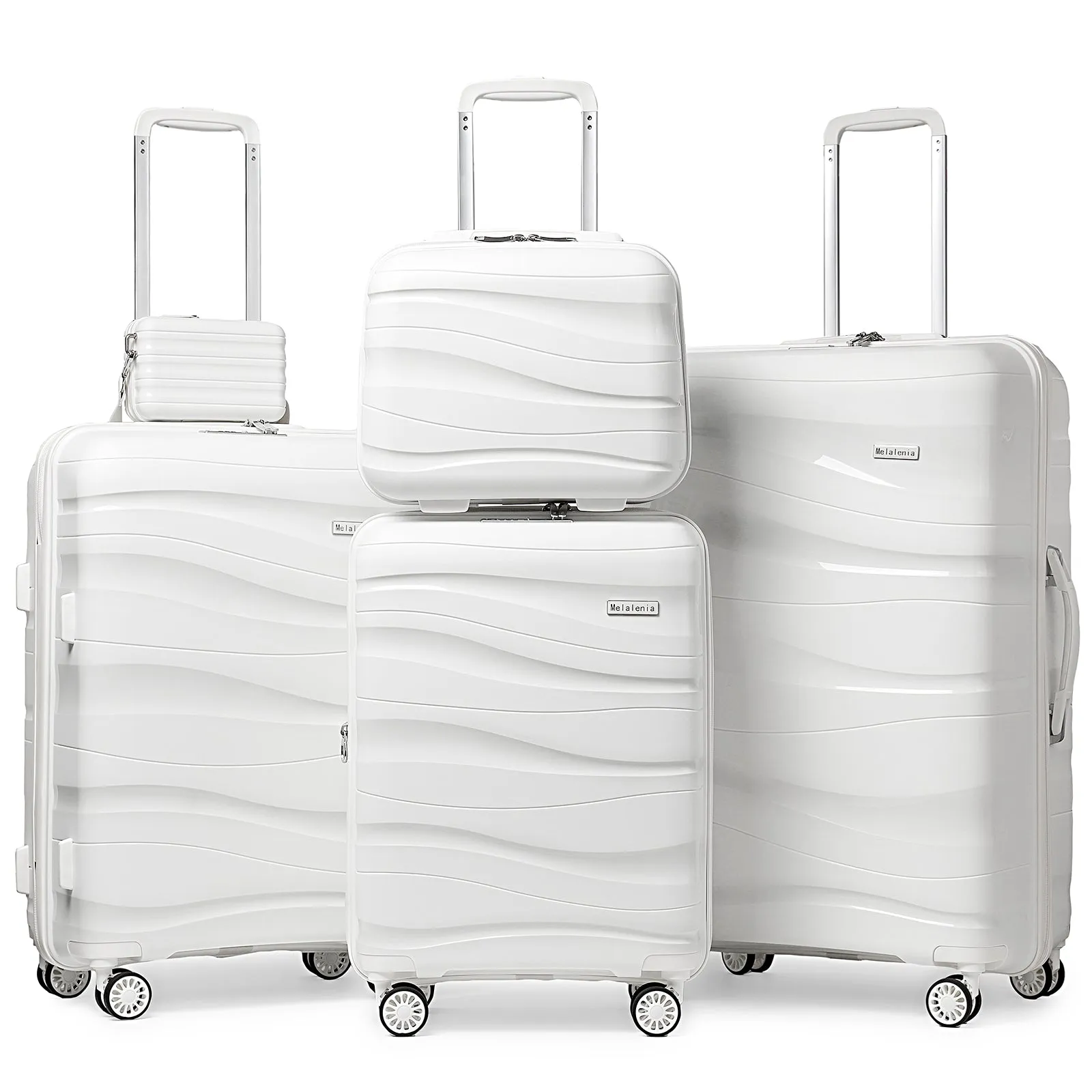 5 Pieces Set Luggage Set Expandable Hard Shell Luggage Set 1906