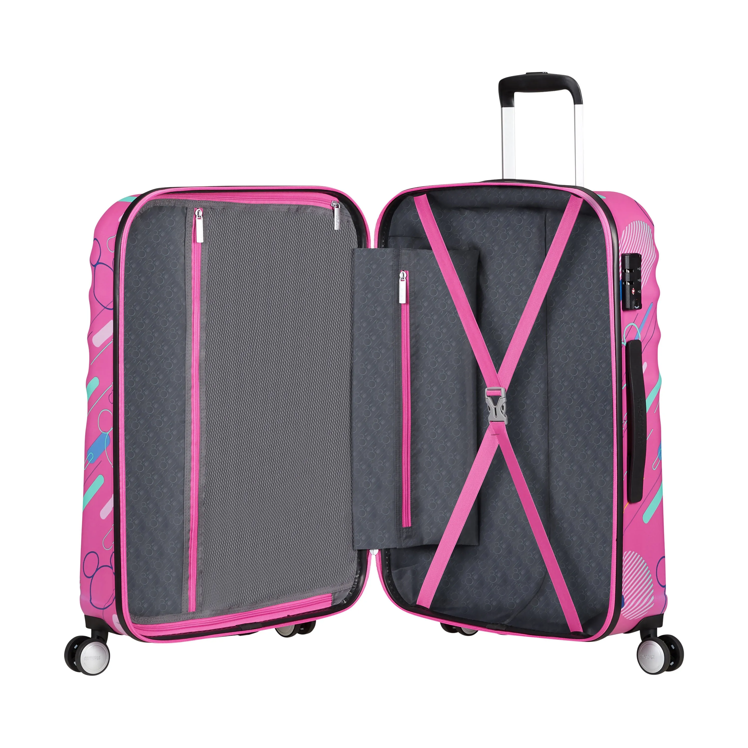 American Tourister WAVEBREAKER- MINNIE PINK 28" SPINNER LARGE