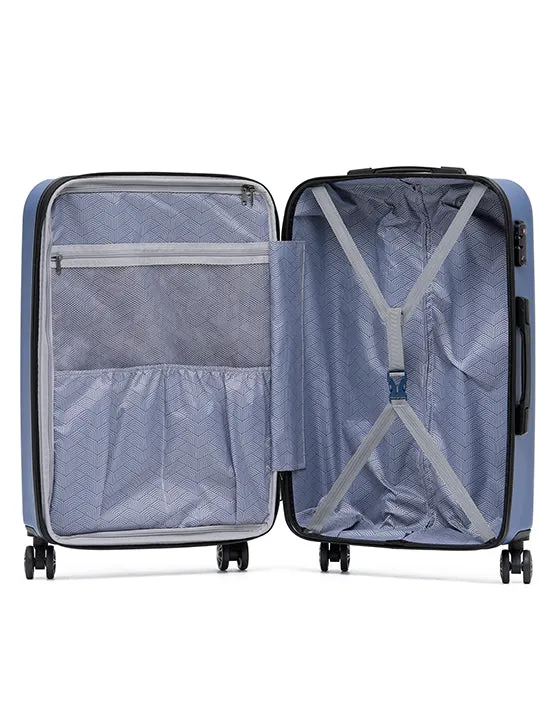 Aus Luggage - ALC440-25B Venice ABS Medium Spinner - Indigo