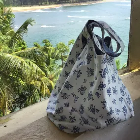 Beach Bag - English Rose - Cream