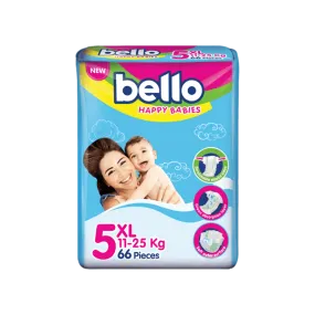 BELLO BABY DIAPER 5 XL 66PCS