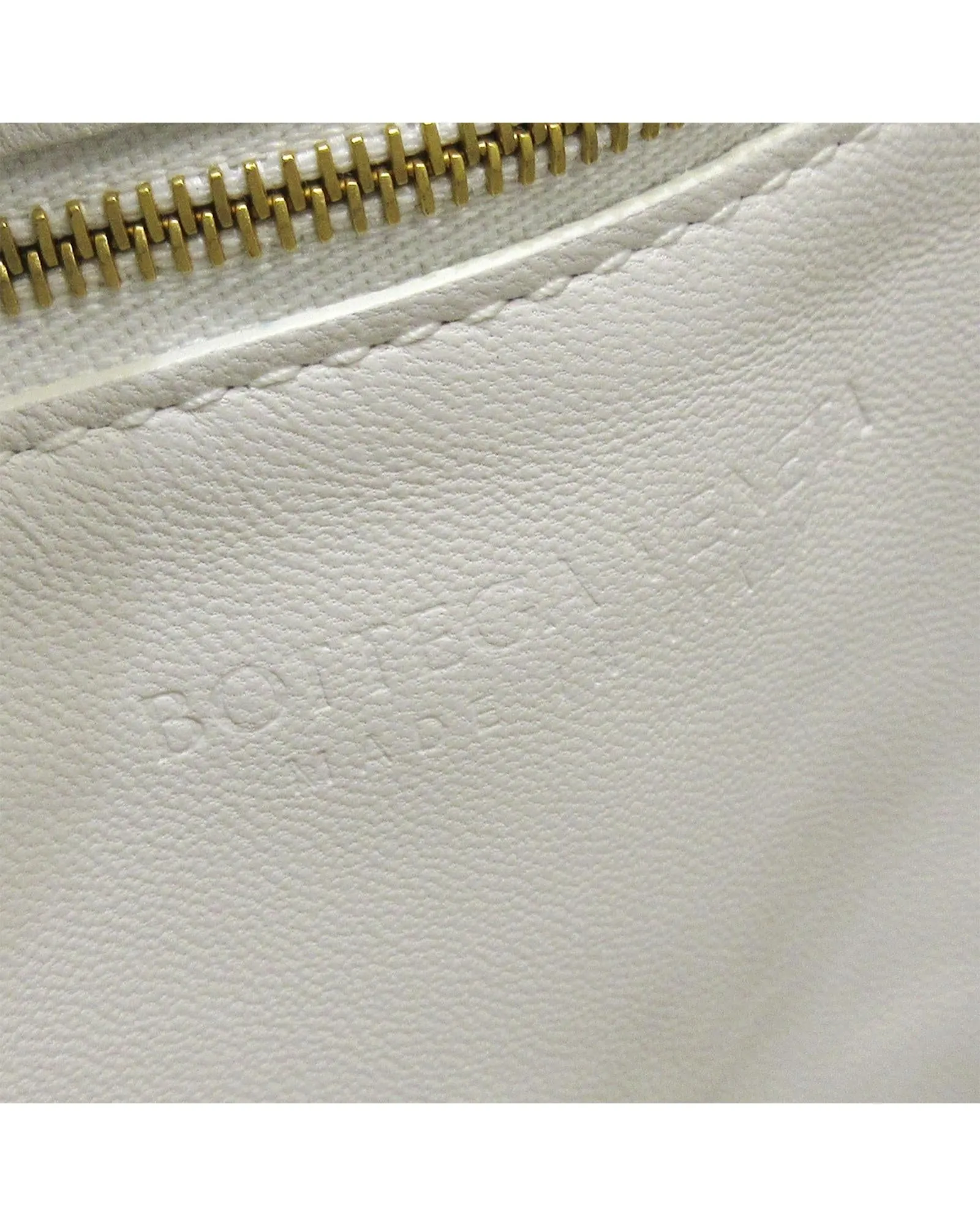 Bottega Veneta The Pouch 19 Crossbody Bag in White Lambskin Leather