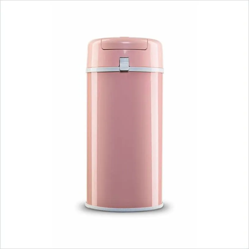 Bubula Steel Diaper Pail in Pink