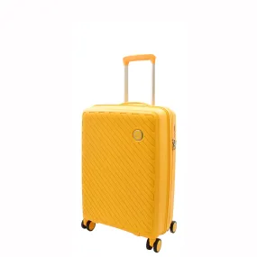 Cabin Size Suitcase Hard Shell Wheeled Luggage TOURER Yellow