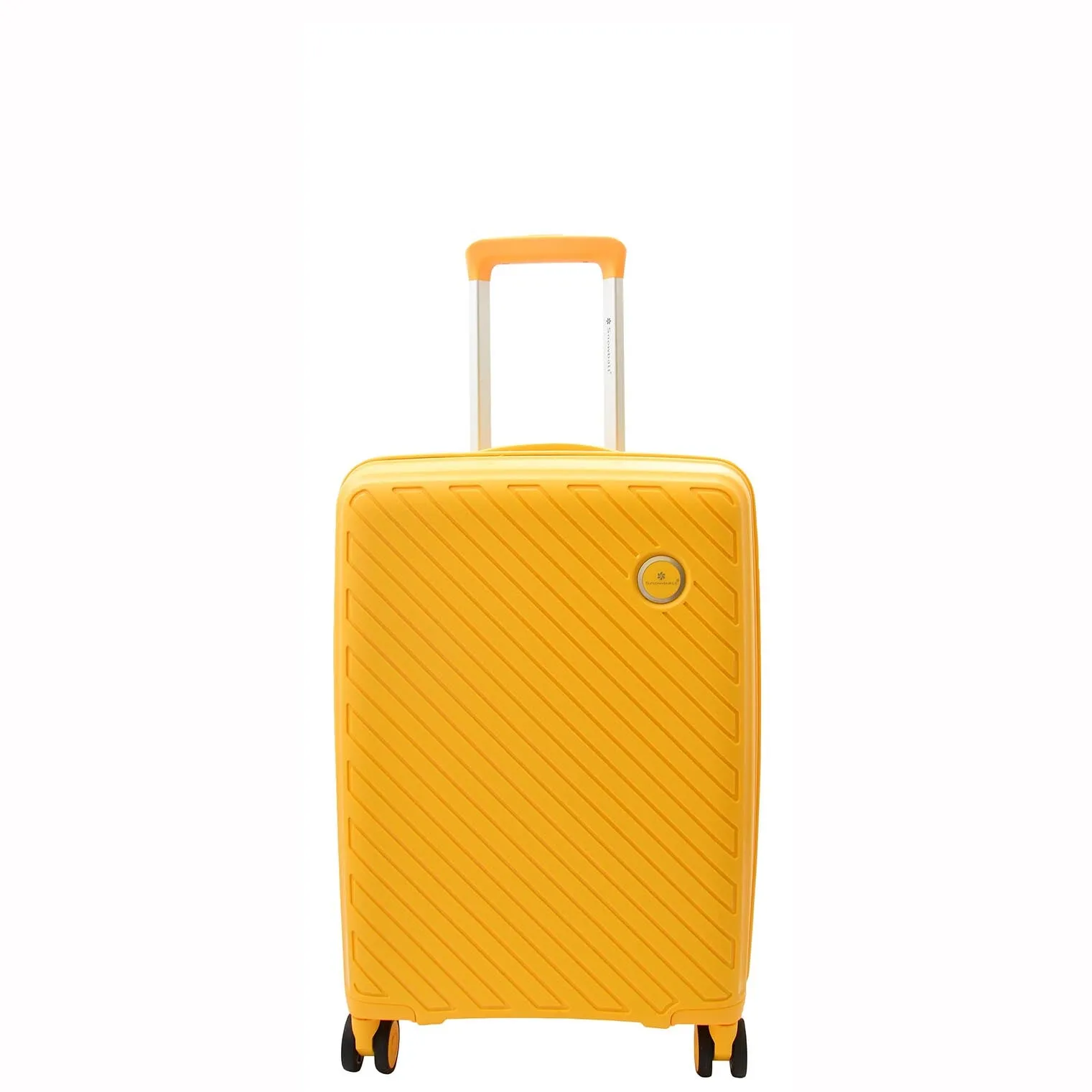 Cabin Size Suitcase Hard Shell Wheeled Luggage TOURER Yellow