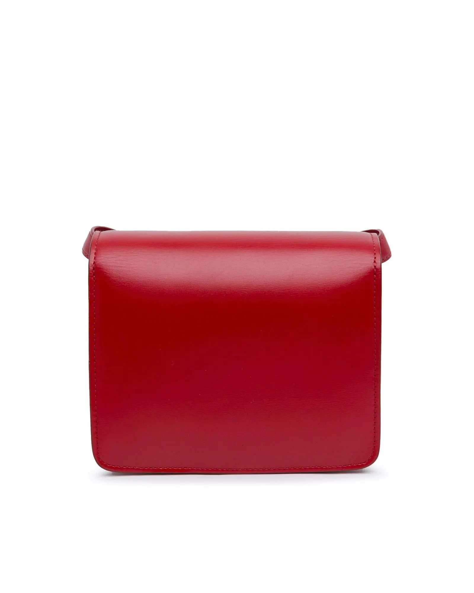 Celine Mini Luggage Crossbody Bag in Red