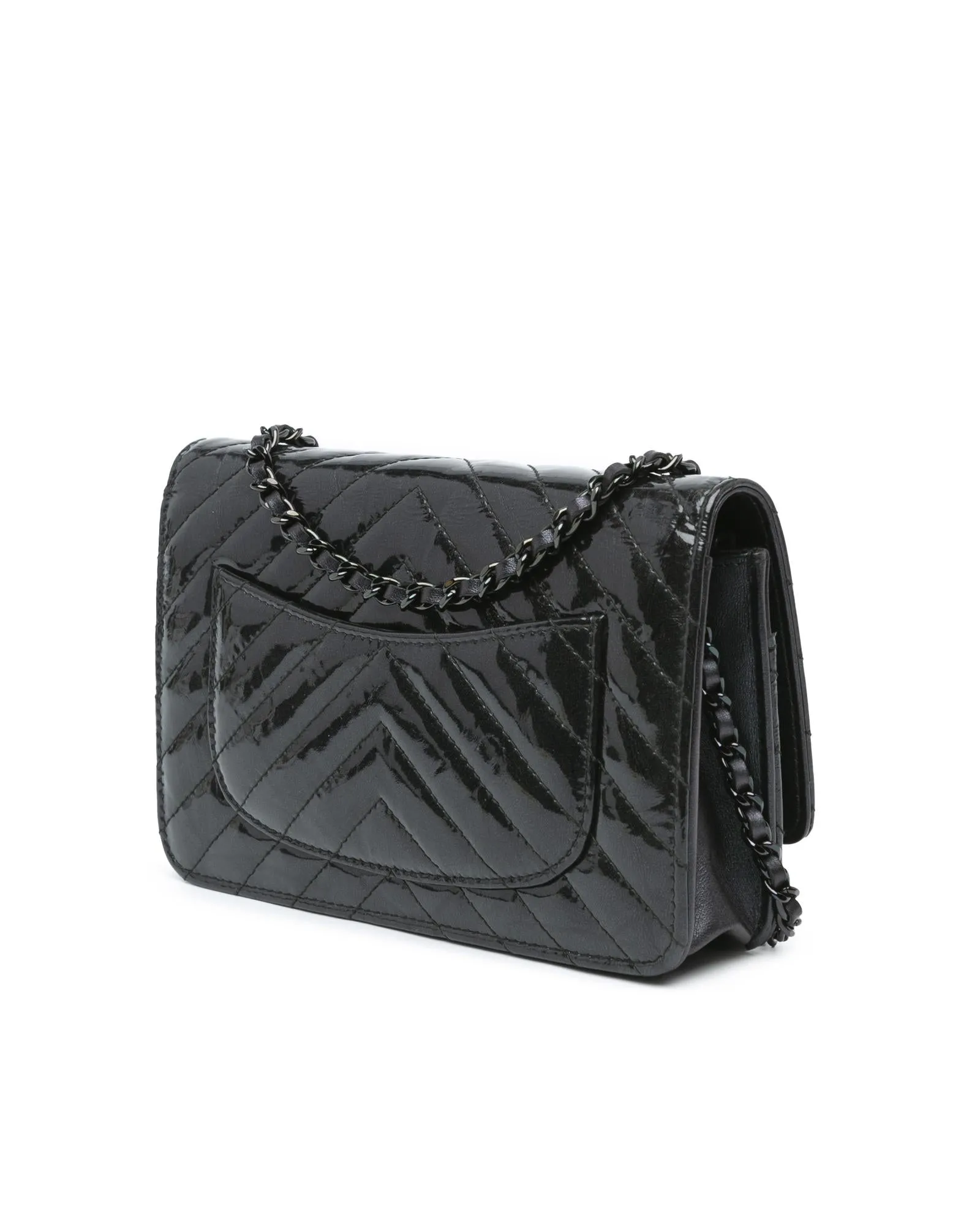 Chanel 19 Flap Bag Black Caviar Leather Crossbody Bag