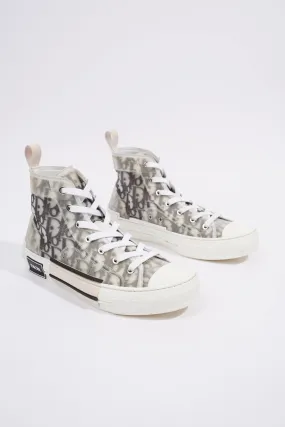 Christian Dior B23 High-tops White / Black Oblique Canvas EU 38 UK 5