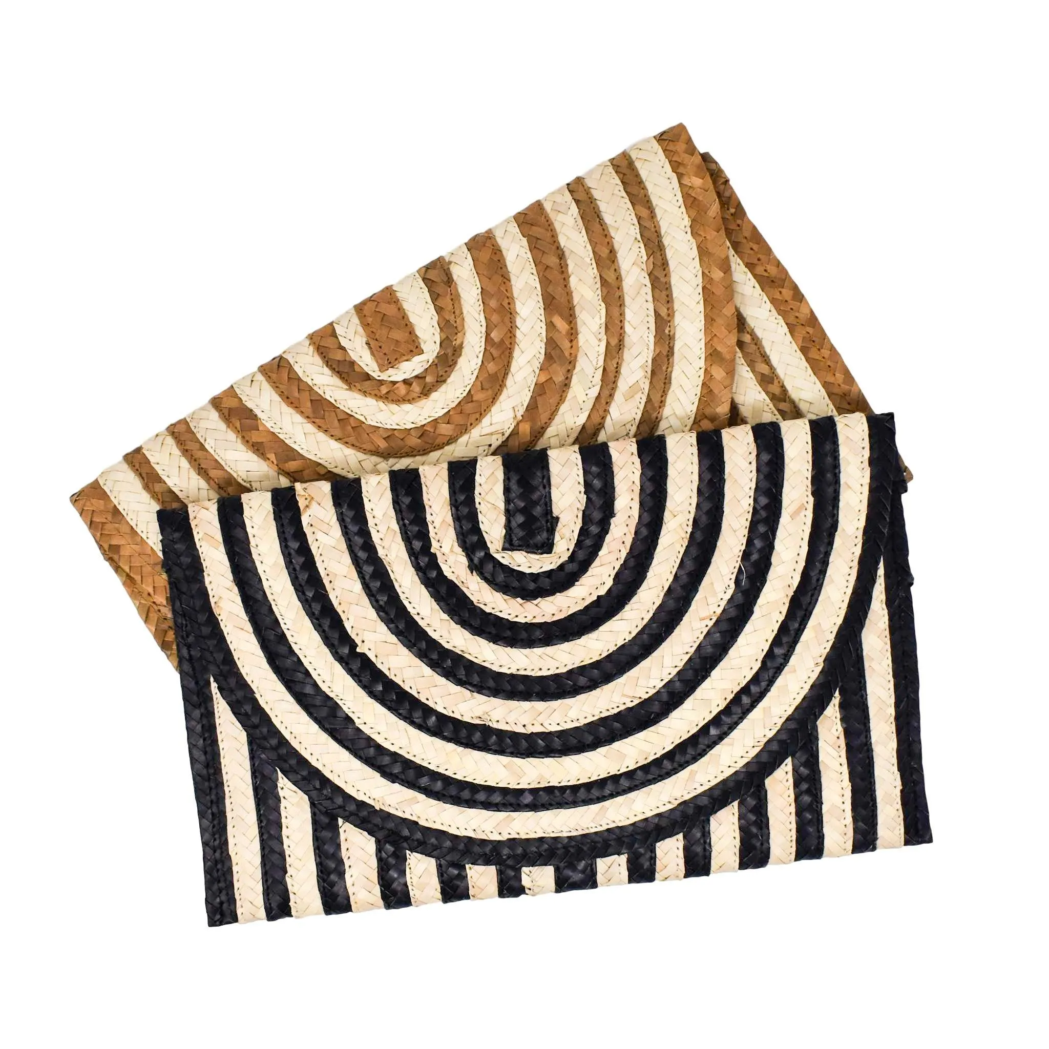 CLAIRE CLUTCH - HONEY STRIPE