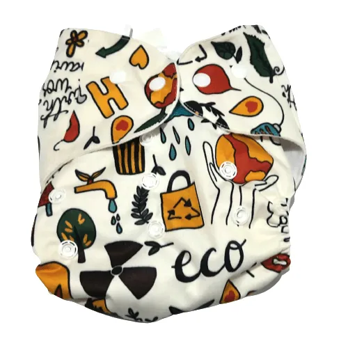 Combo of 5 Reusable Diapers - Option F