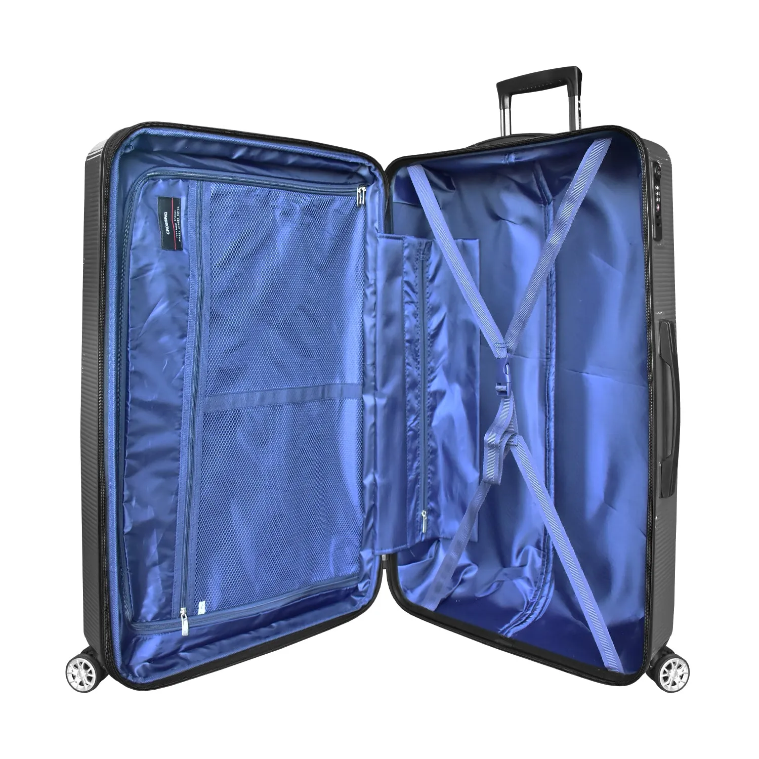 Crossing 084 Double Zipper Upright 28" Large Luggage