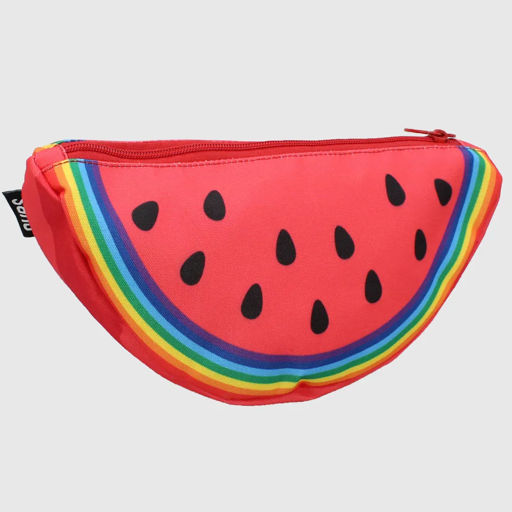 Cubs Fuchsia/Rainbow Watermelon Pouch