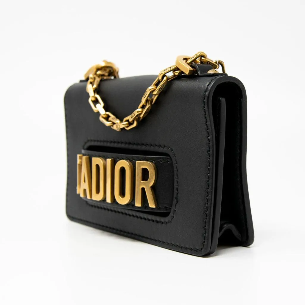 Dior Black Mini J'Adior Flap