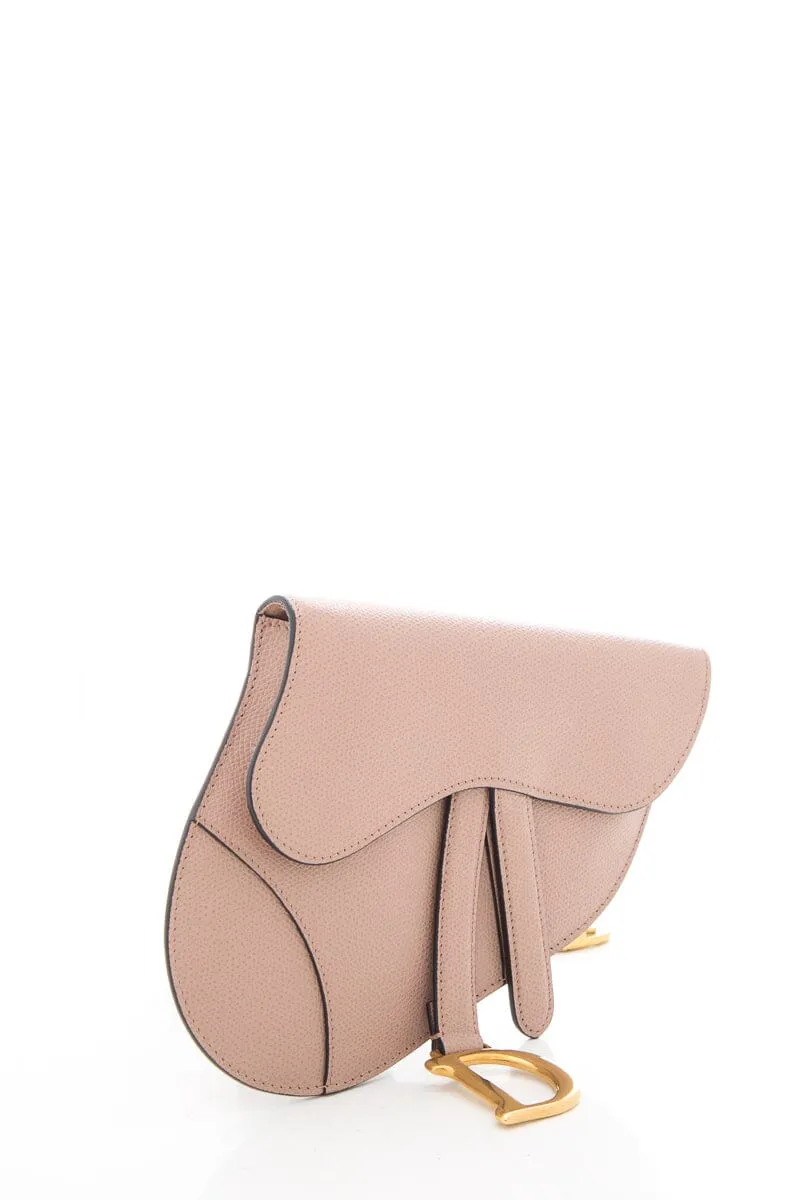 Dior Mauve Saddle Belt Bag