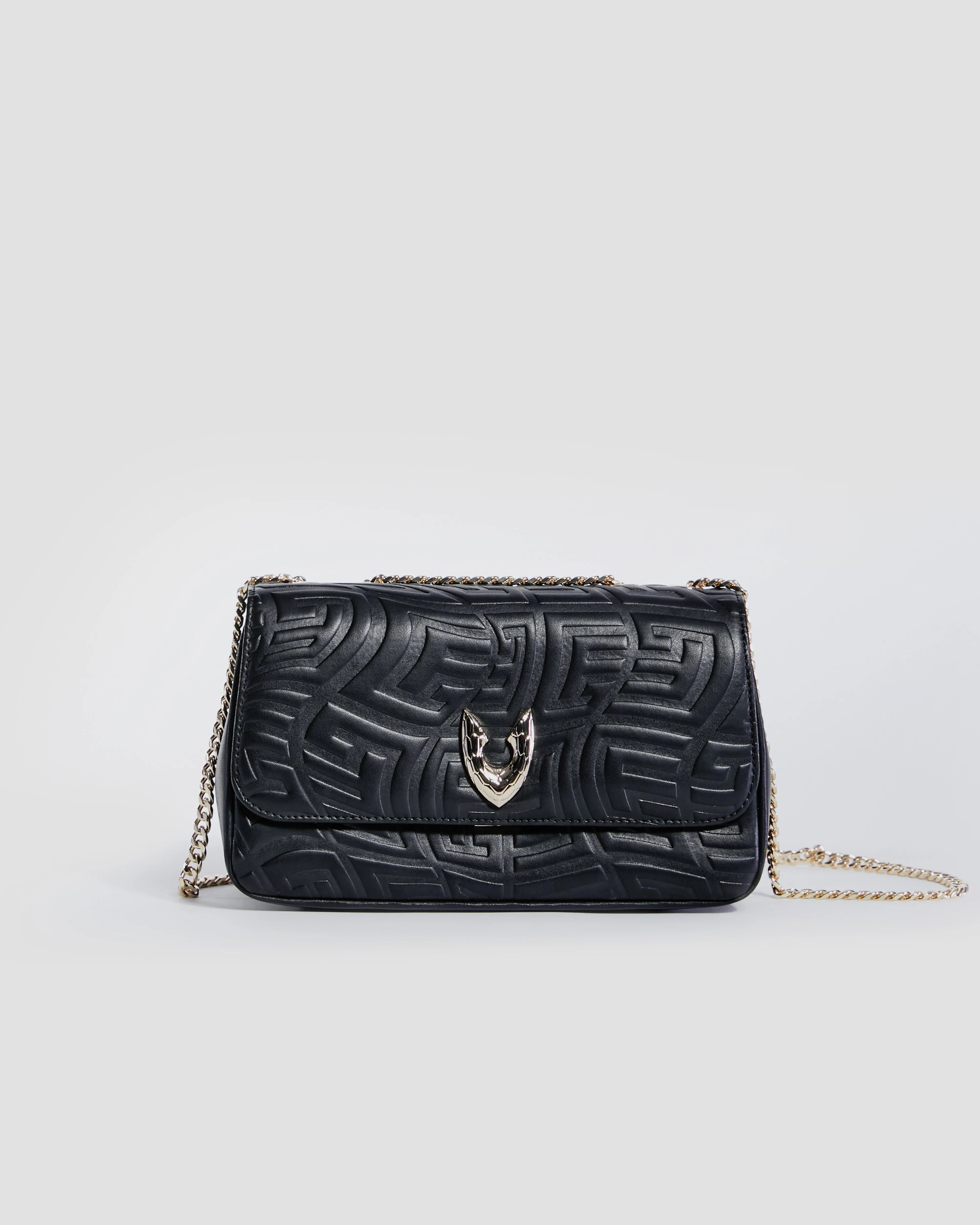 Embossed Convertible Crossbody Bag