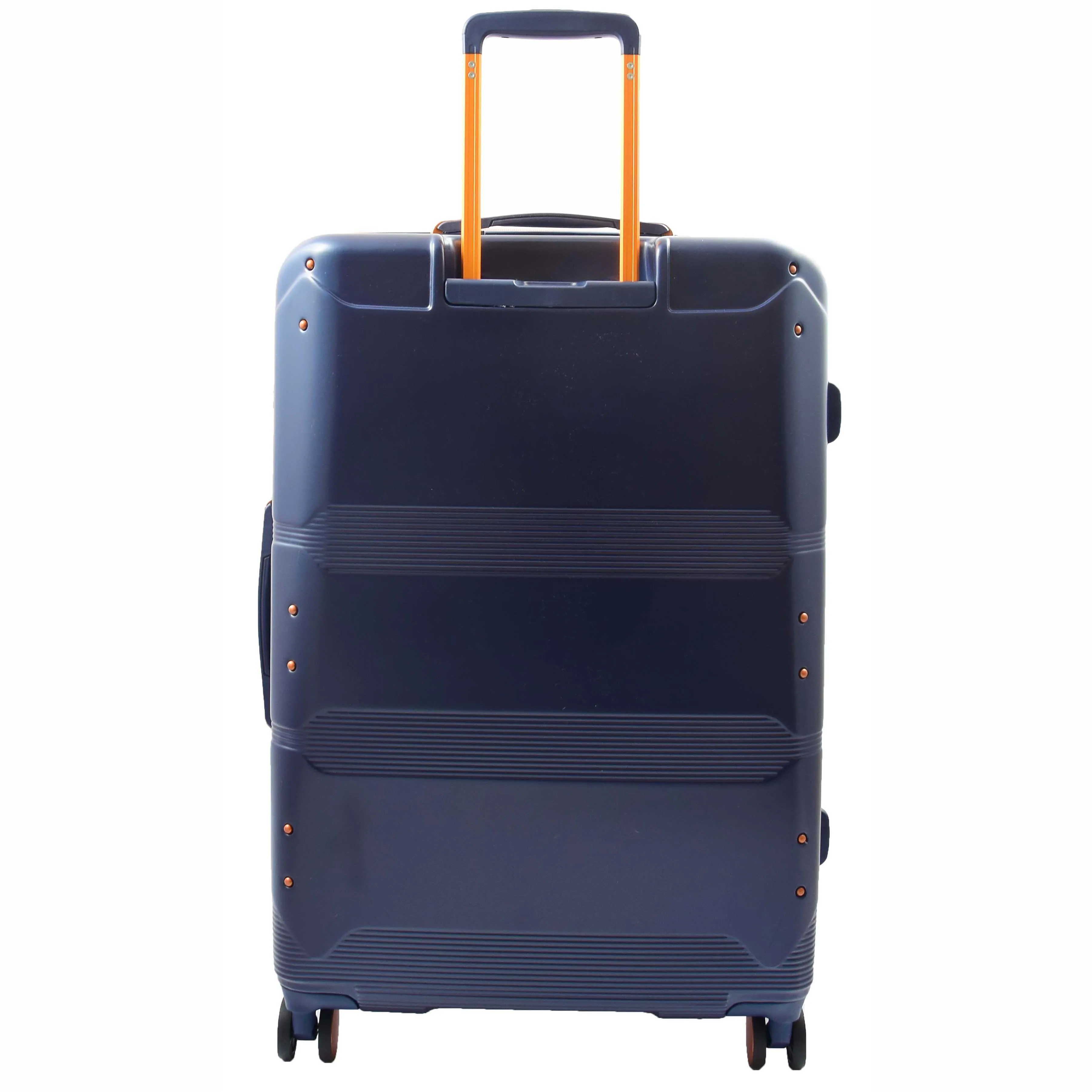 Exclusive 4 Wheel Hard Shell Luggage Expandable Suitcase Travel Bags Astro Navy