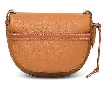 Gate Small Bag - Light Caramel/Pecan Color or Varsity Blue/Pecan Color