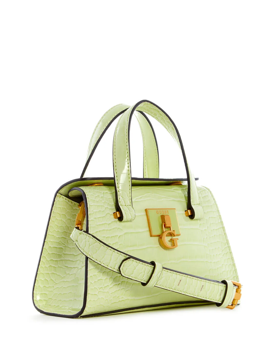 Green Croc Stephi Mini Satchel