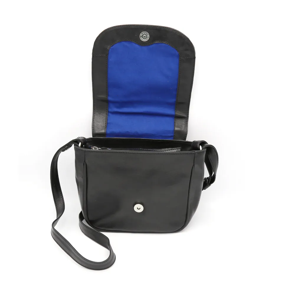 Irina Saddle Bag Black