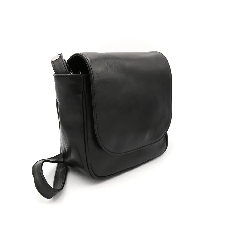 Irina Saddle Bag Black