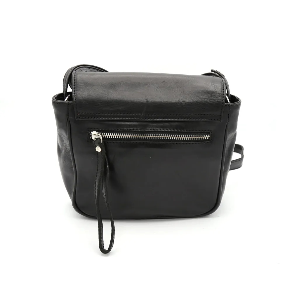 Irina Saddle Bag Black