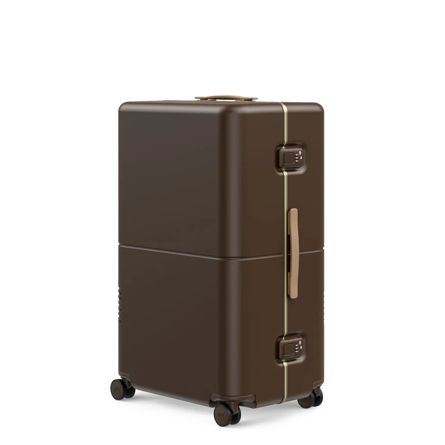 July Checked Plus Trunk Polycarbonate Frame 30" Luggage