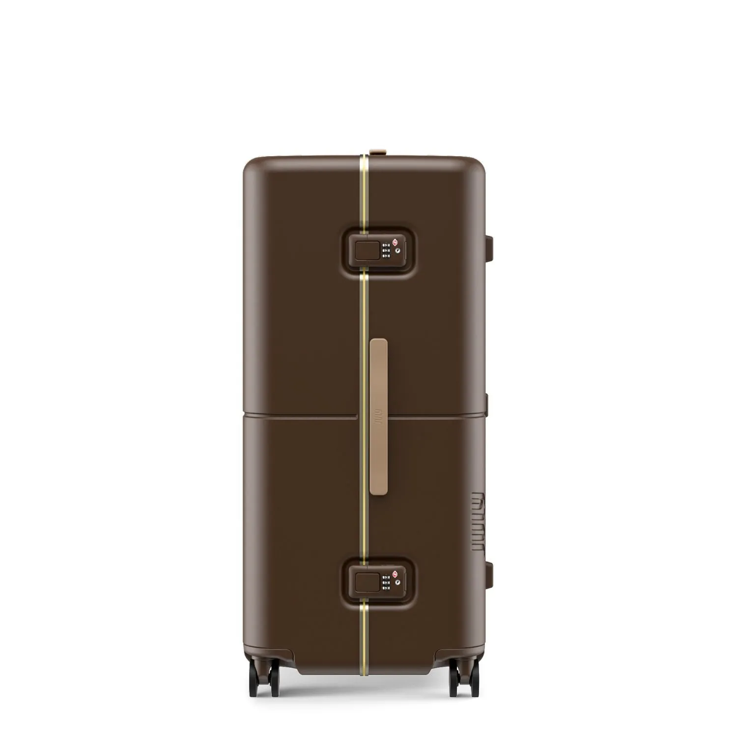 July Checked Plus Trunk Polycarbonate Frame 30" Luggage