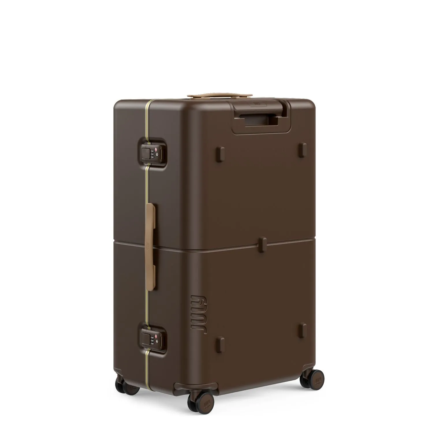 July Checked Plus Trunk Polycarbonate Frame 30" Luggage