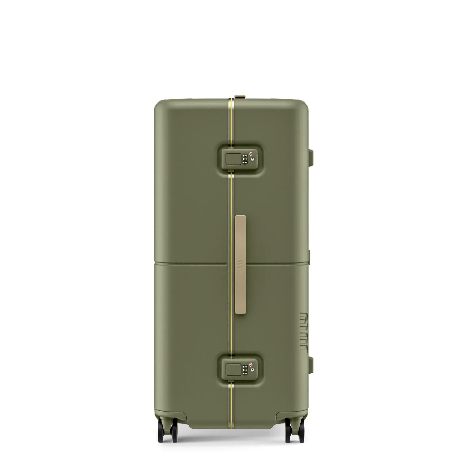 July Checked Plus Trunk Polycarbonate Frame 30" Luggage