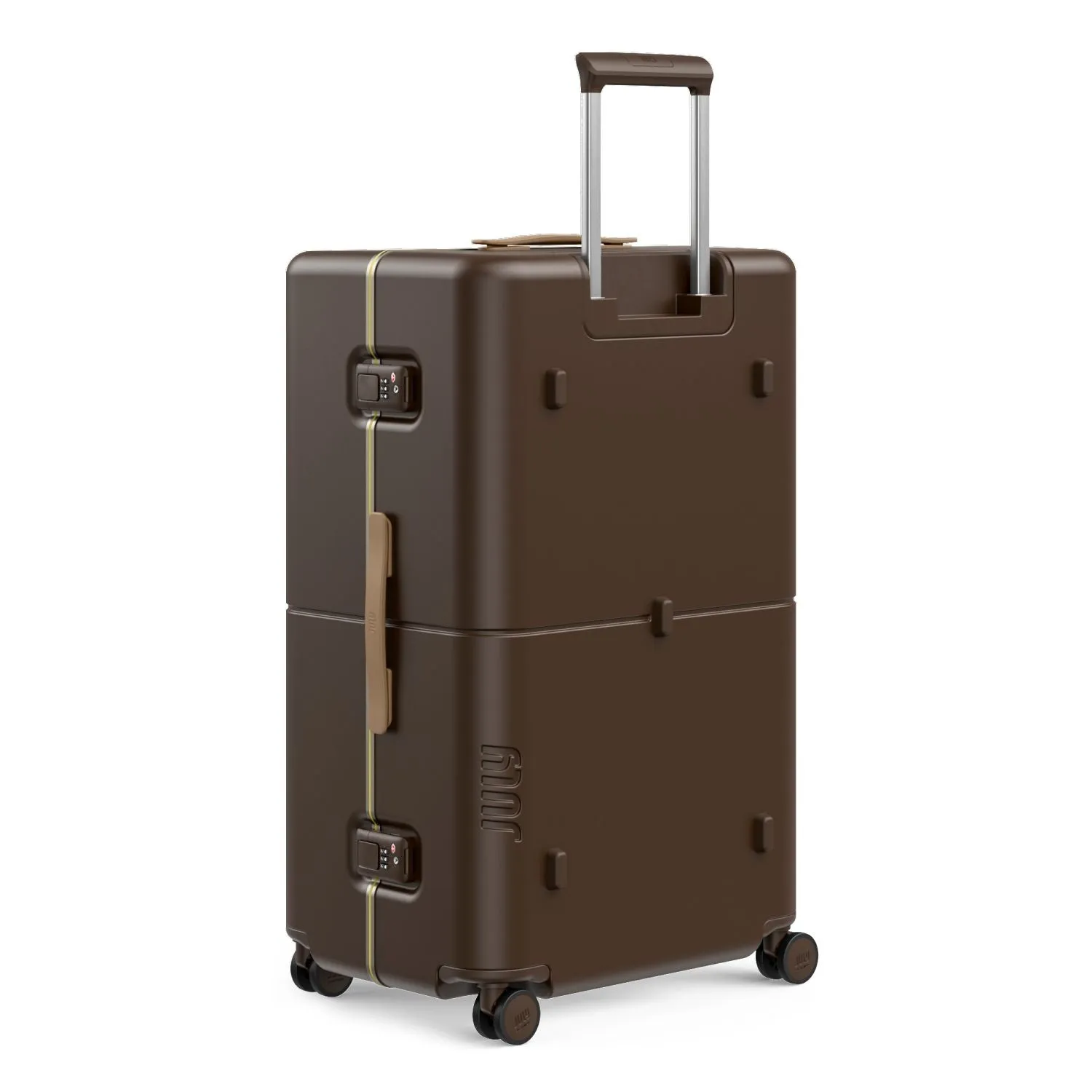 July Checked Plus Trunk Polycarbonate Frame 30" Luggage