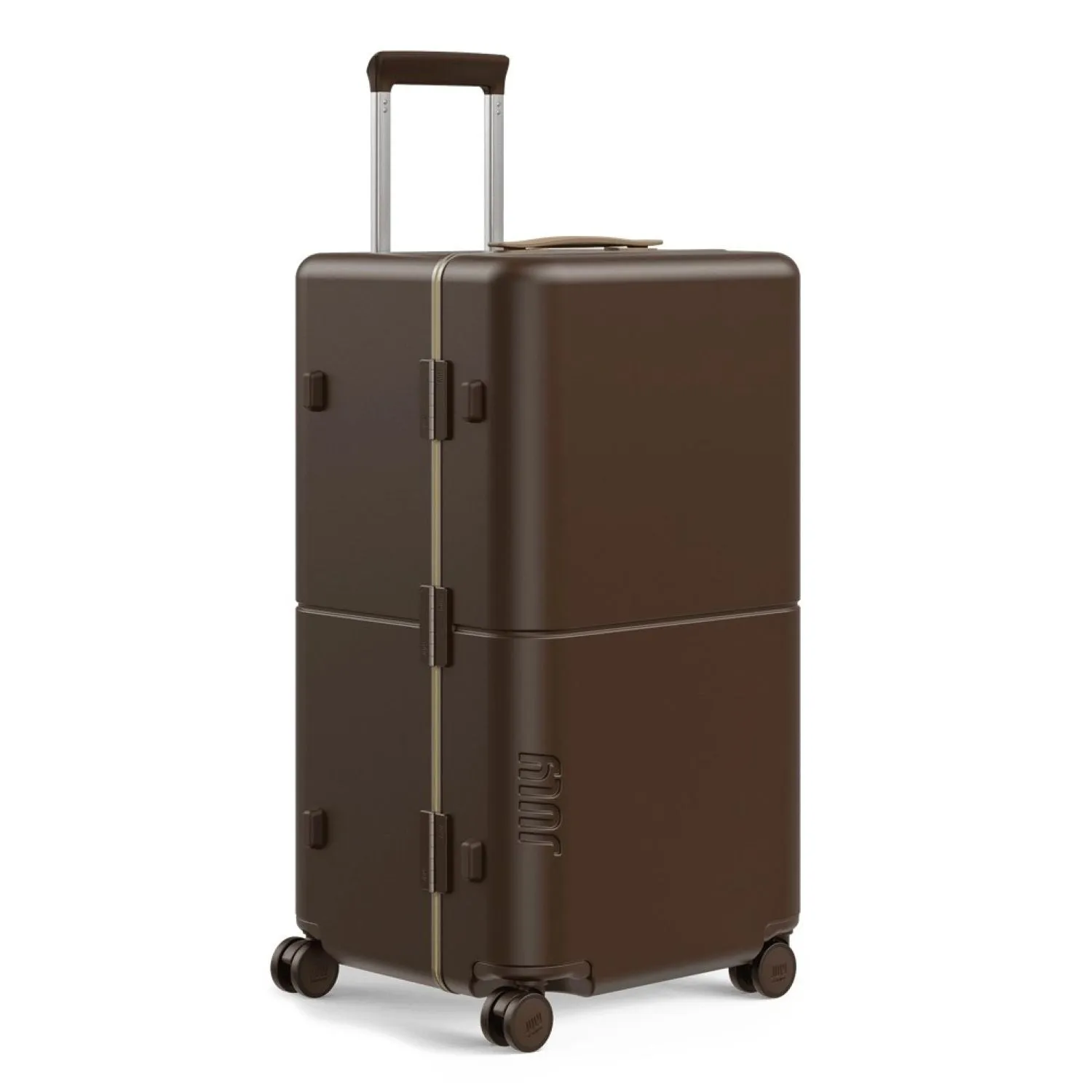 July Checked Trunk Polycarbonate Frame 28" Luggage