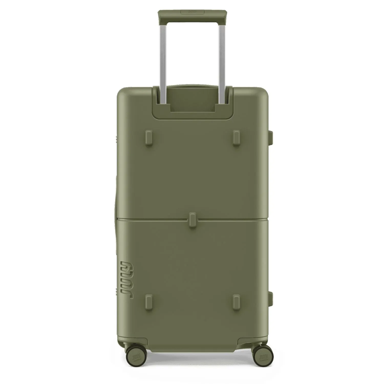 July Checked Trunk Polycarbonate Frame 28" Luggage