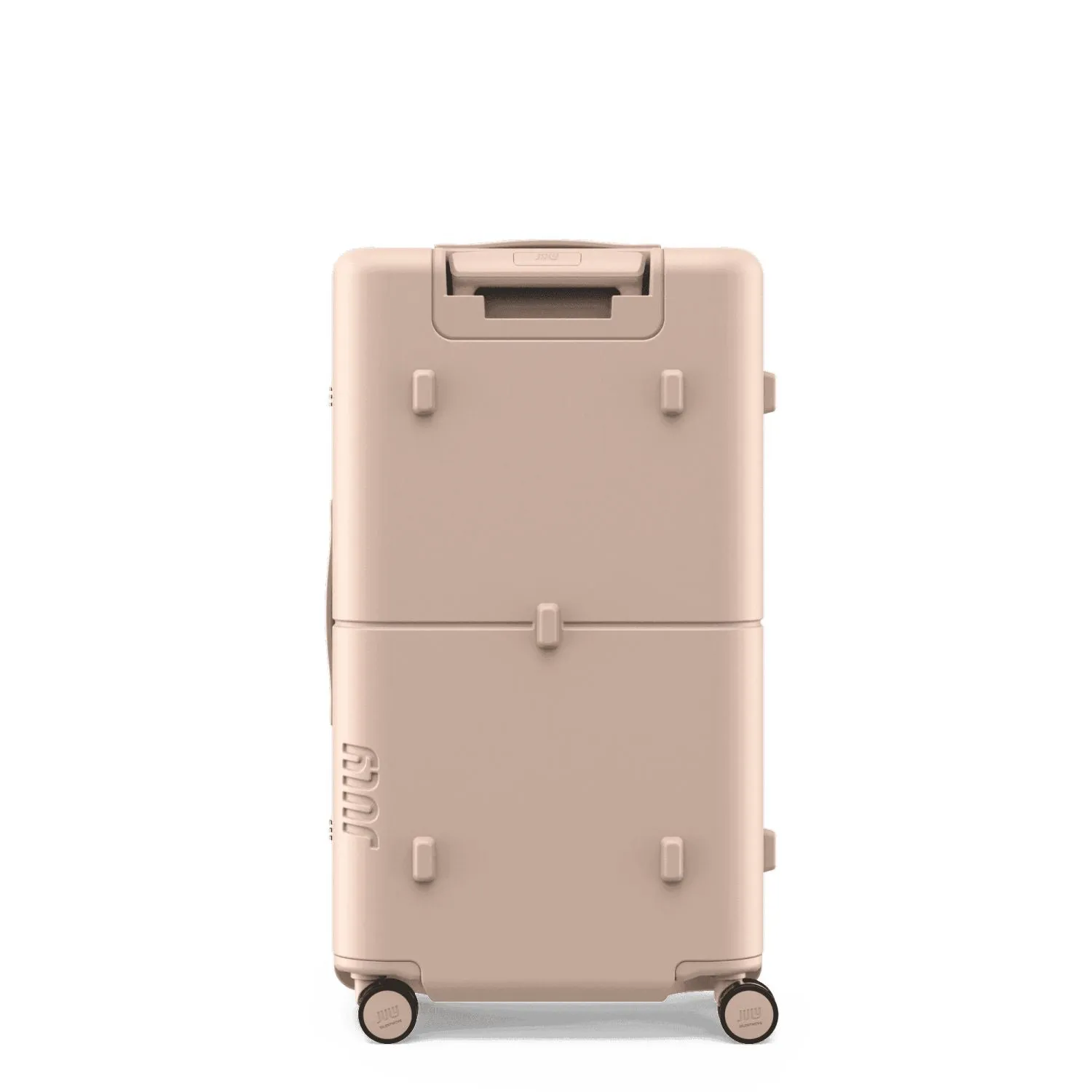 July Checked Trunk Polycarbonate Frame 28" Luggage