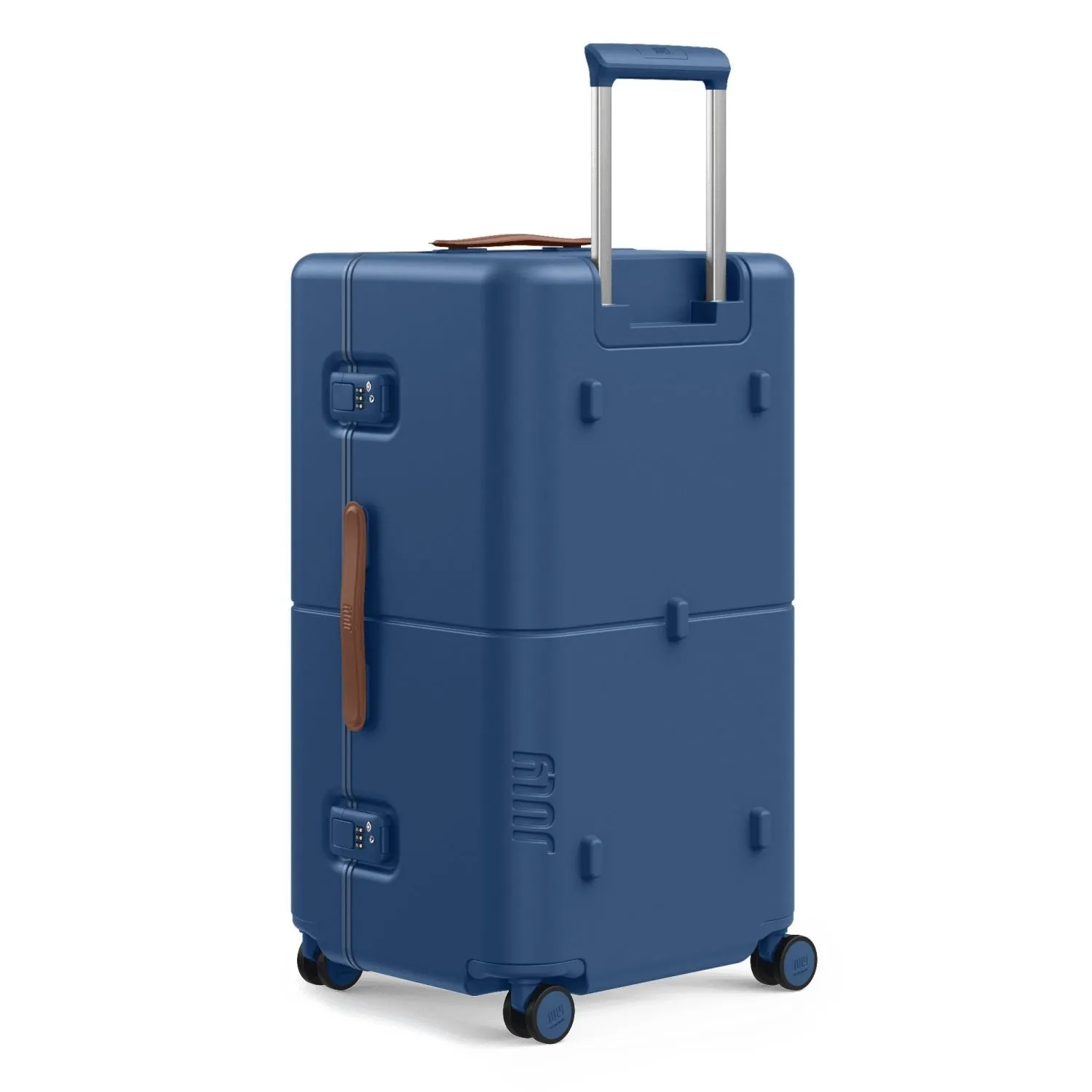 July Checked Trunk Polycarbonate Frame 28" Luggage