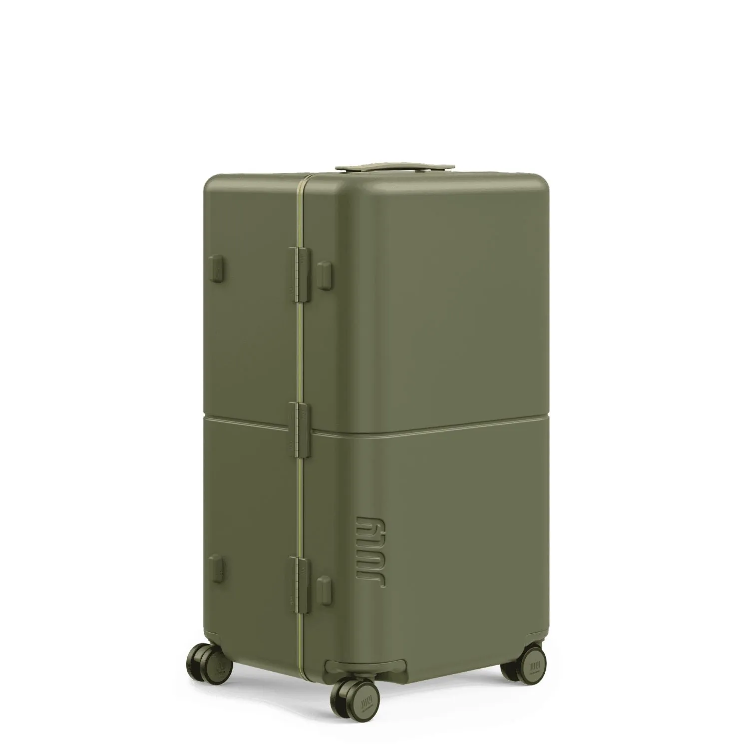 July Checked Trunk Polycarbonate Frame 28" Luggage