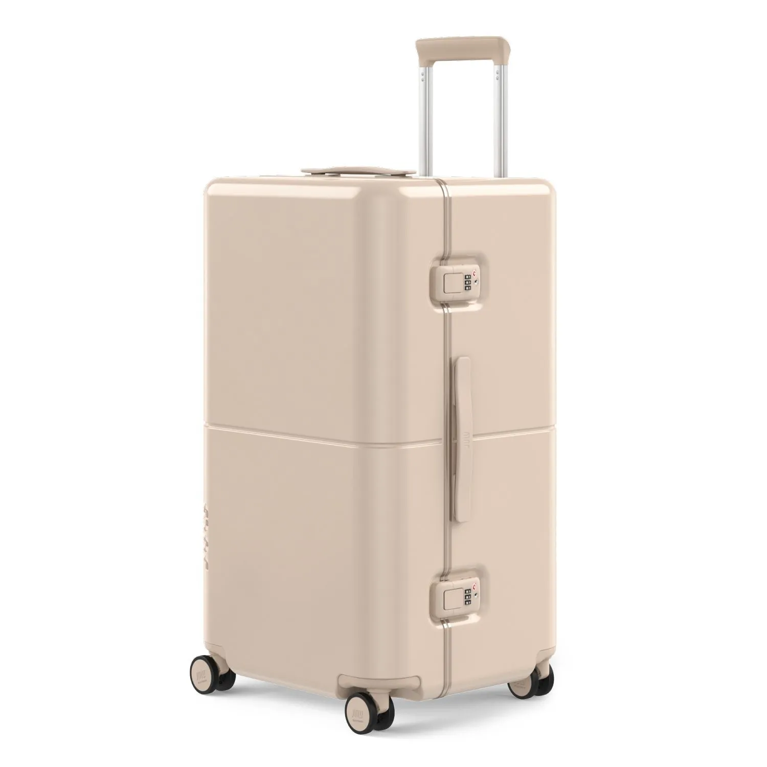 July Checked Trunk Polycarbonate Frame 28" Luggage