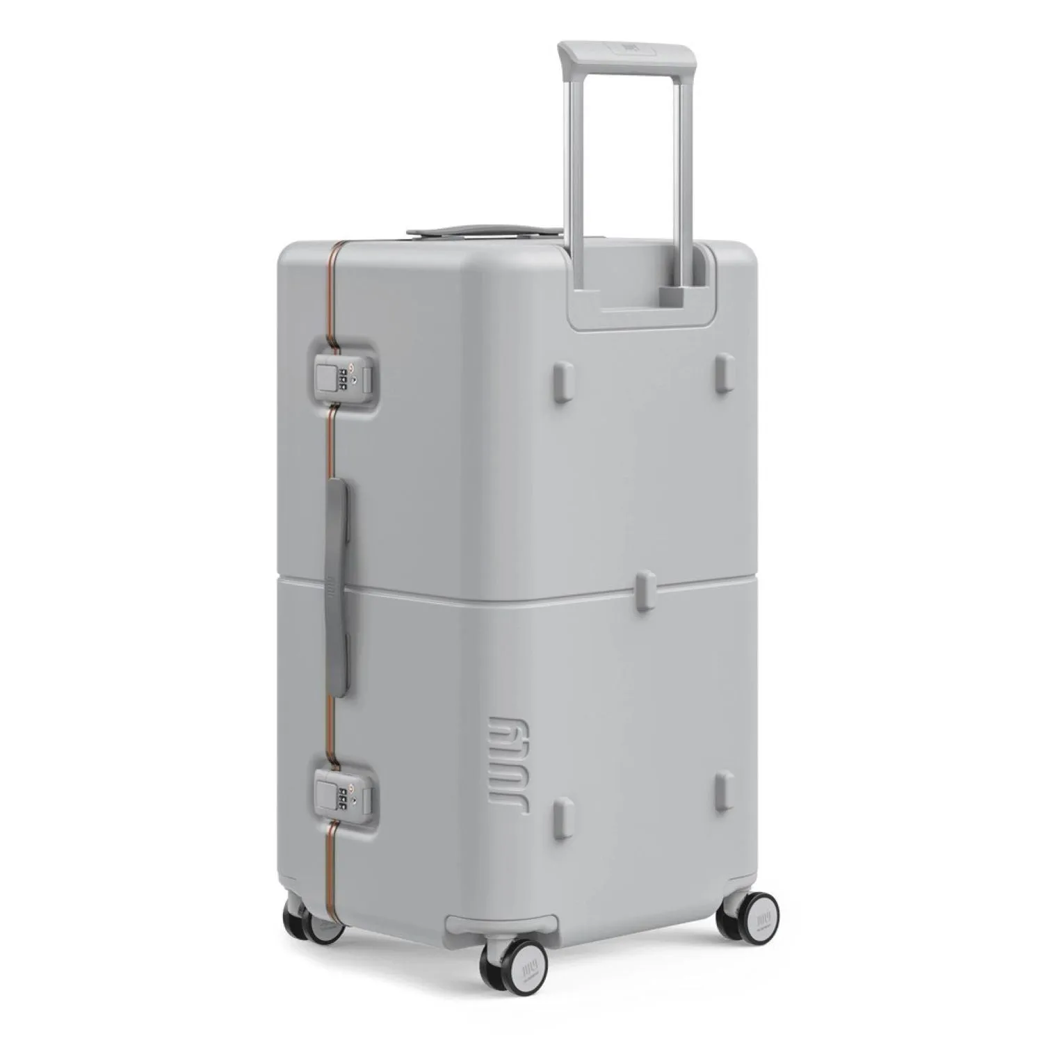 July Checked Trunk Polycarbonate Frame 28" Luggage