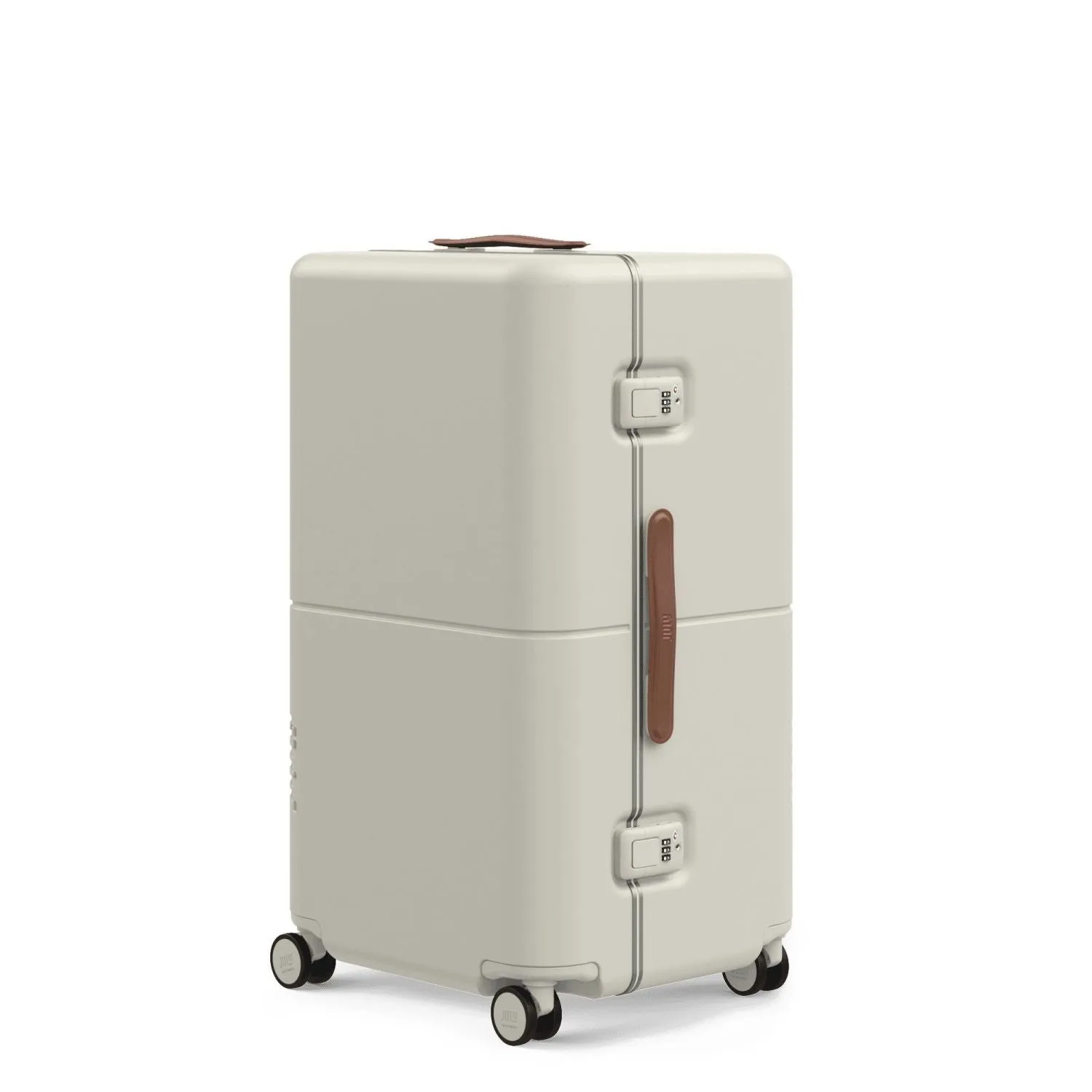 July Checked Trunk Polycarbonate Frame 28" Luggage