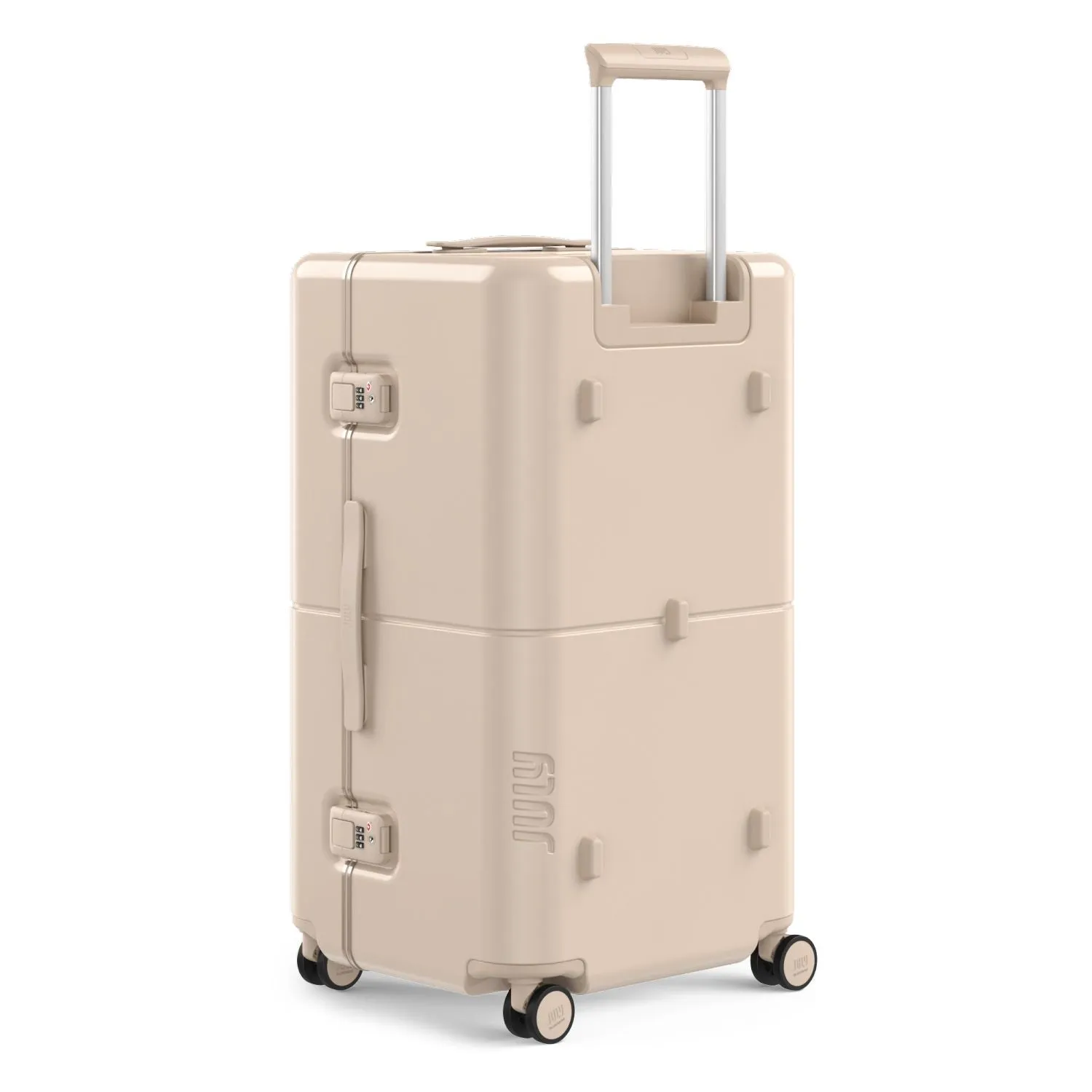 July Checked Trunk Polycarbonate Frame 28" Luggage