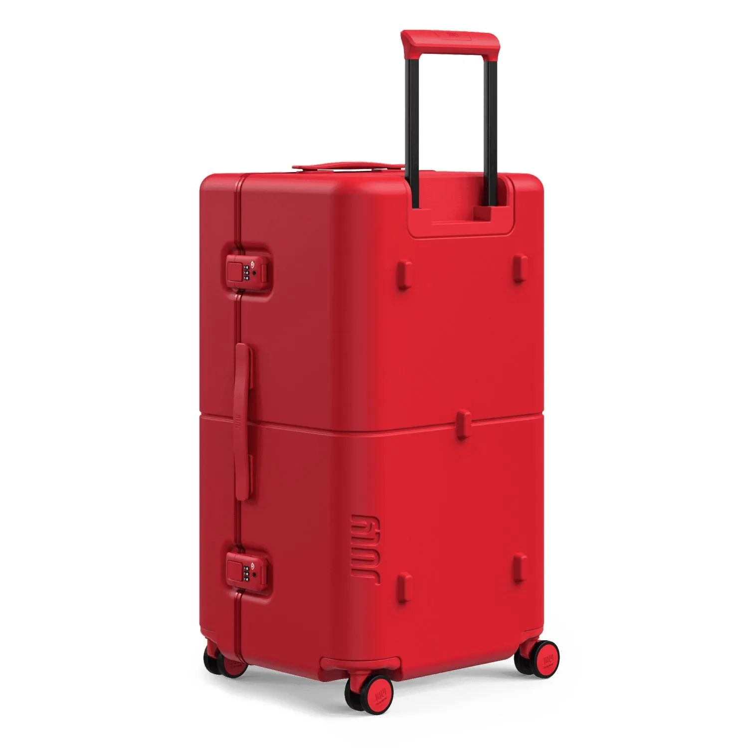 July Checked Trunk Polycarbonate Frame 28" Luggage