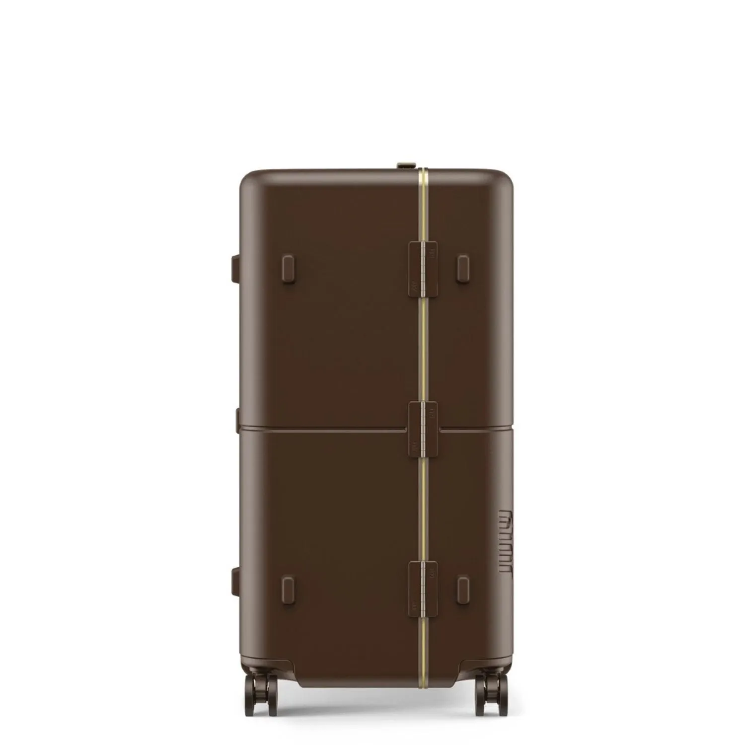 July Checked Trunk Polycarbonate Frame 28" Luggage