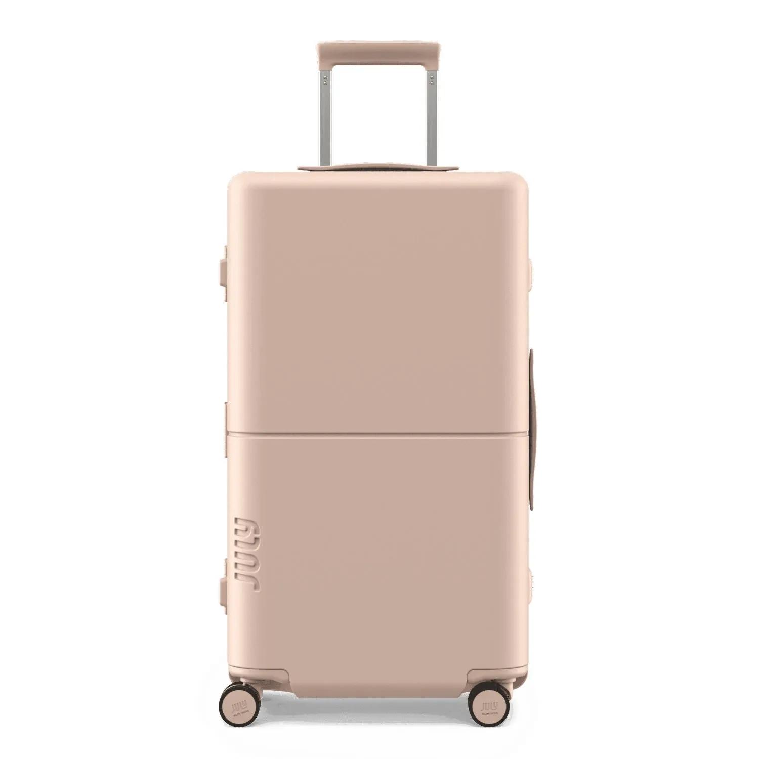 July Checked Trunk Polycarbonate Frame 28" Luggage