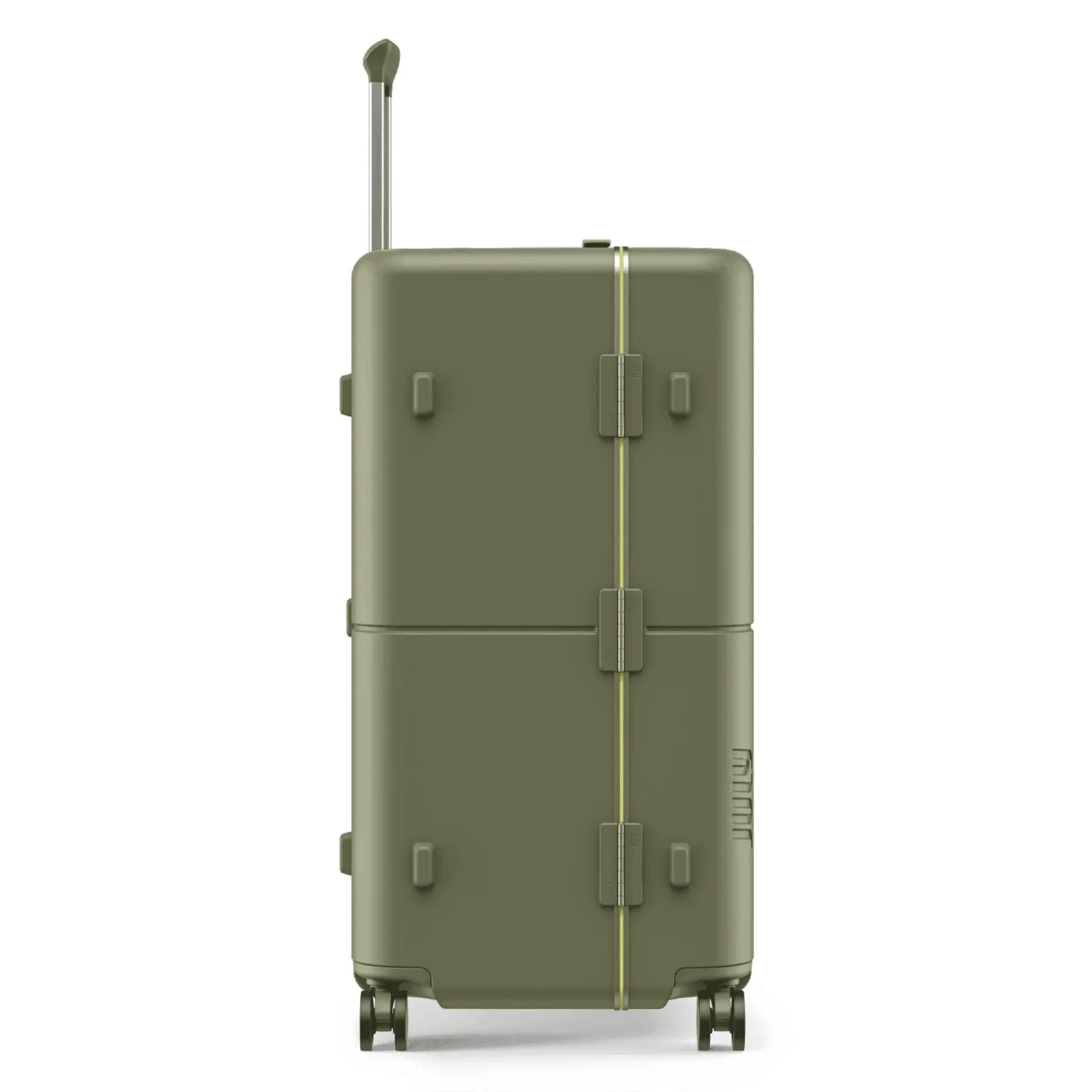 July Checked Trunk Polycarbonate Frame 28" Luggage