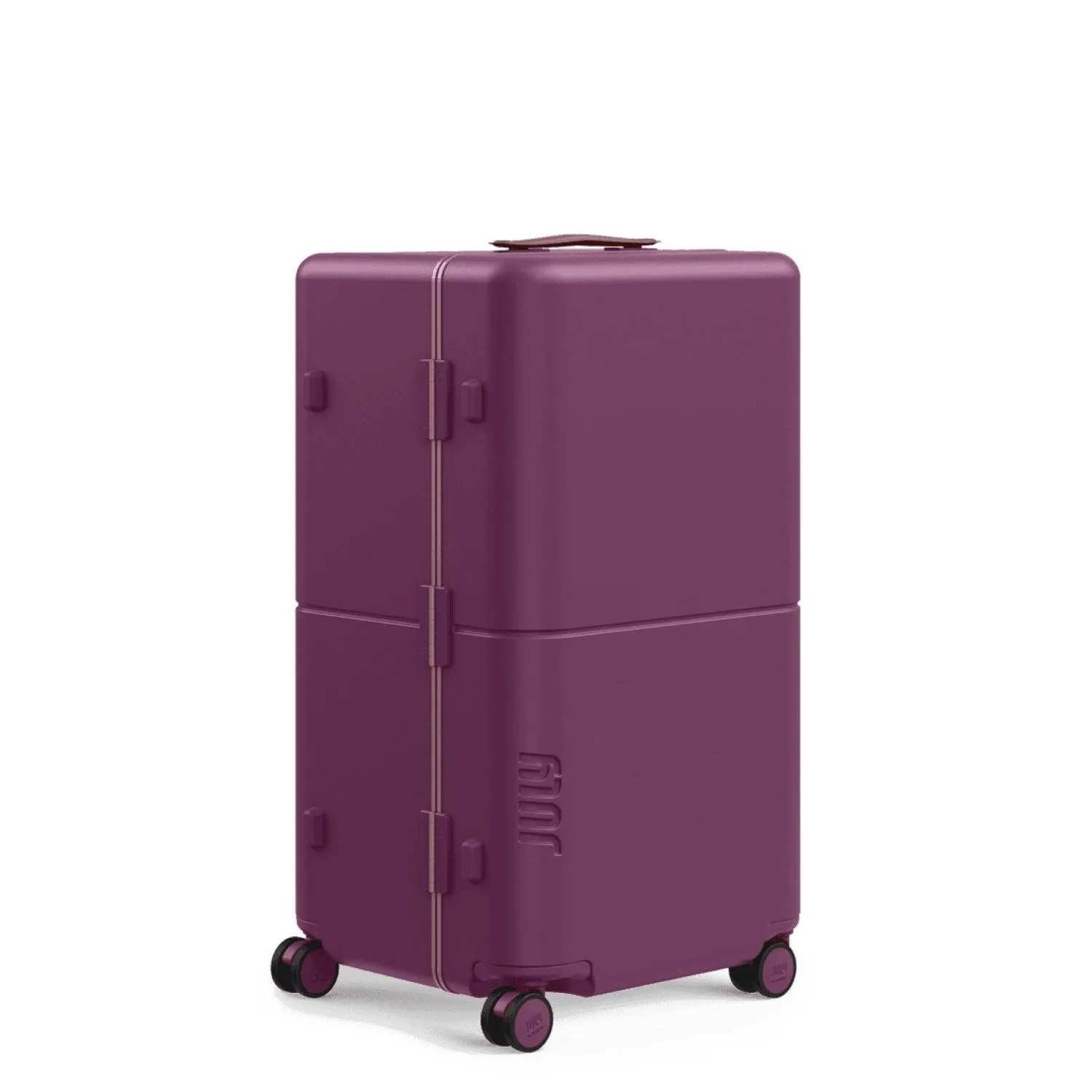 July Checked Trunk Polycarbonate Frame 28" Luggage