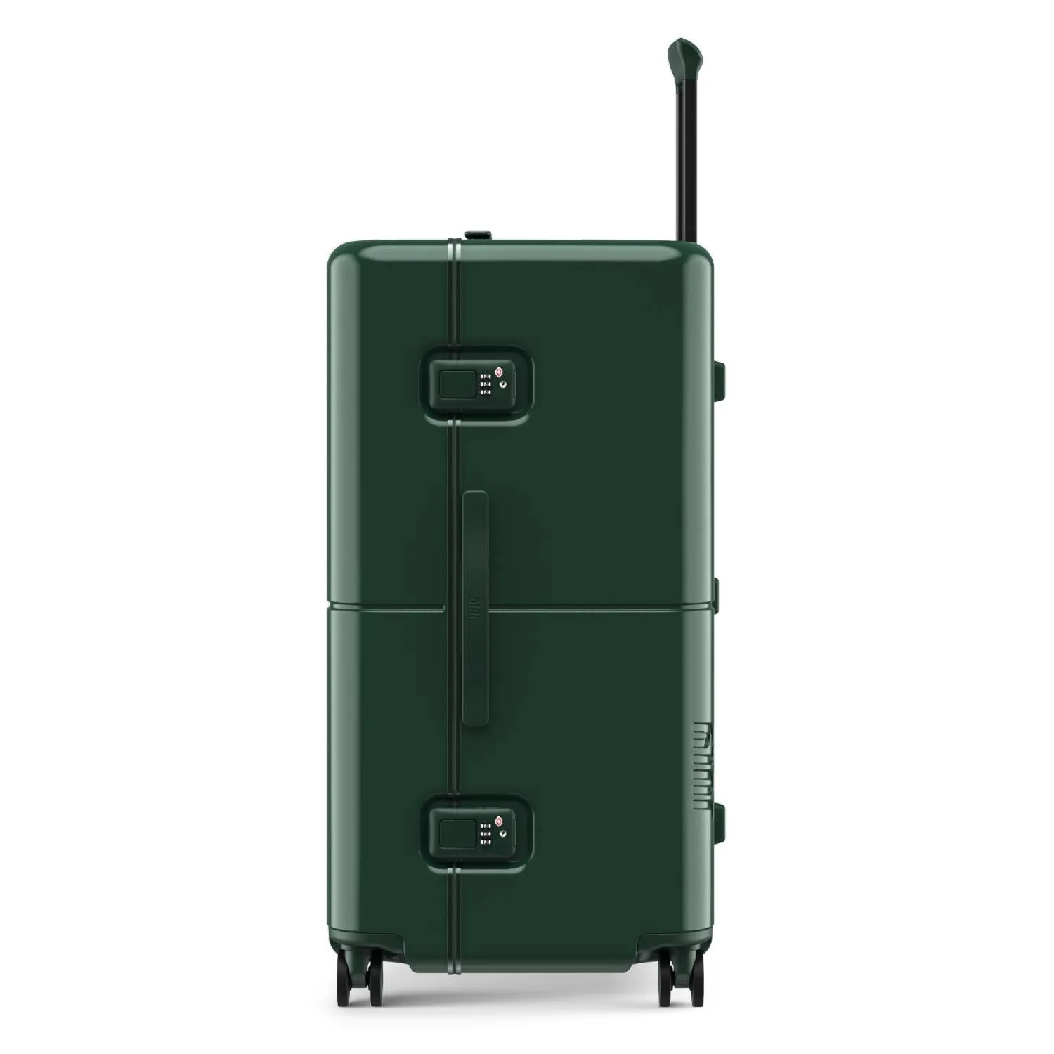 July Checked Trunk Polycarbonate Frame 28" Luggage