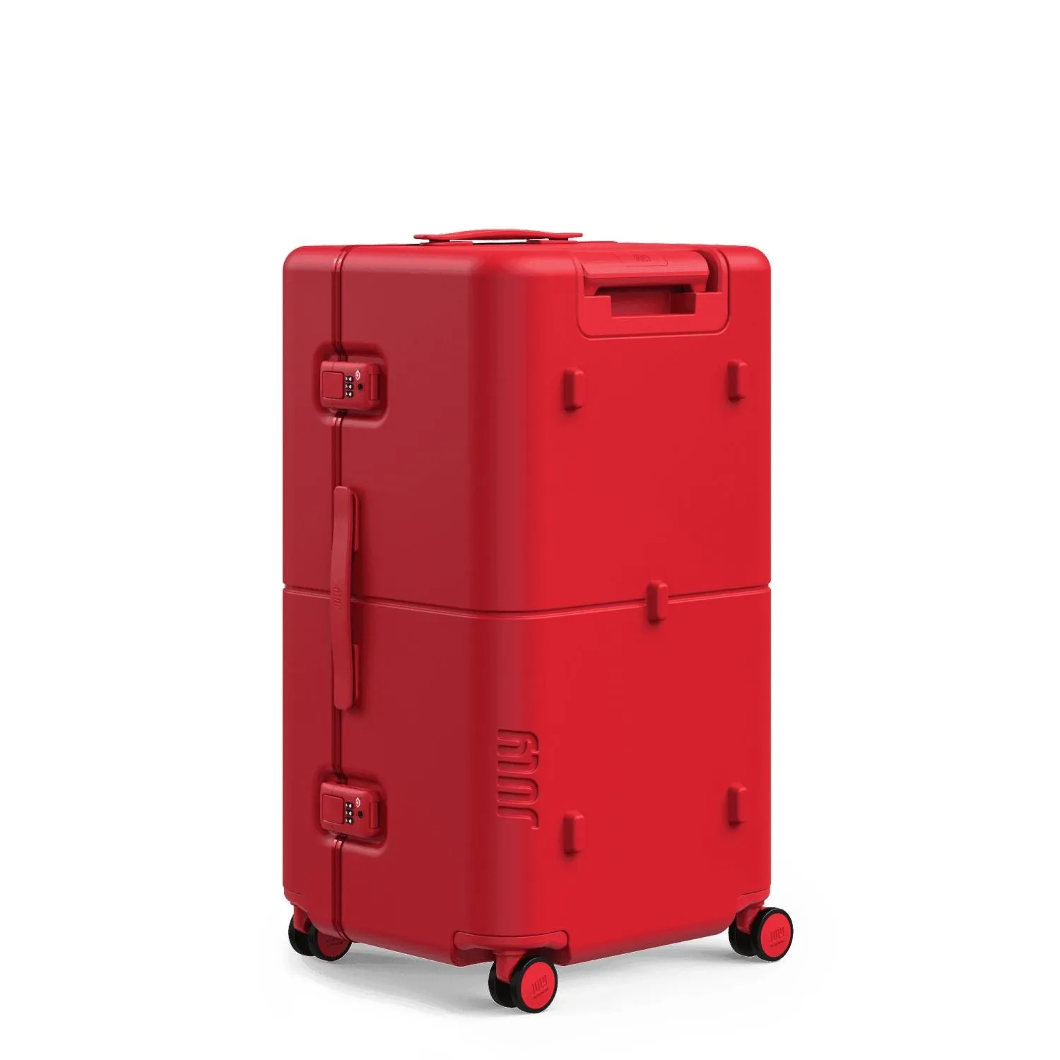 July Checked Trunk Polycarbonate Frame 28" Luggage