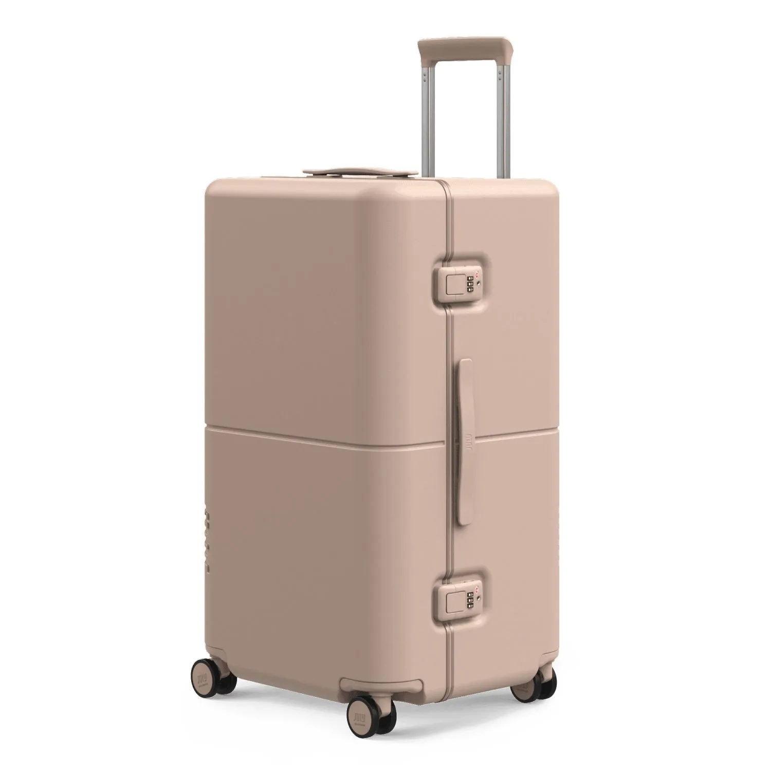 July Checked Trunk Polycarbonate Frame 28" Luggage