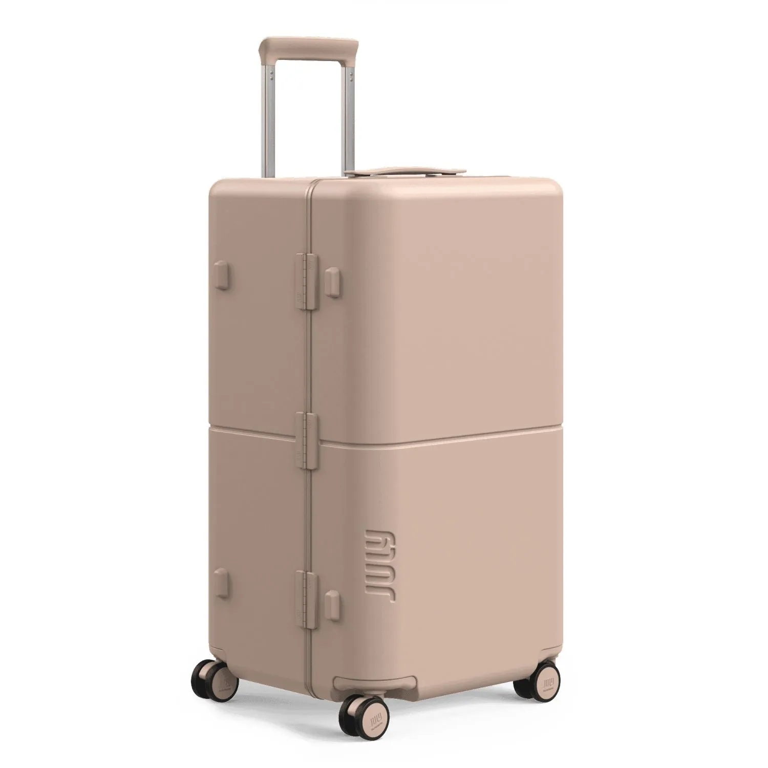 July Checked Trunk Polycarbonate Frame 28" Luggage