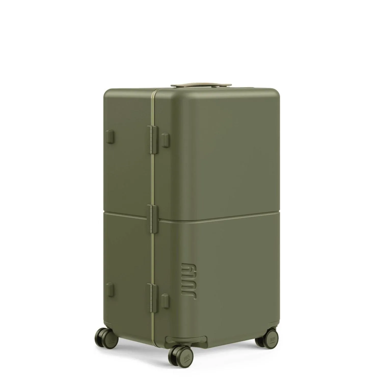 July Checked Trunk Polycarbonate Frame 28" Luggage